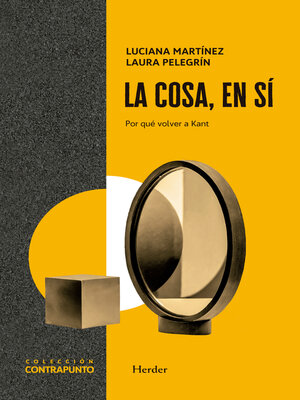 cover image of La cosa, en sí